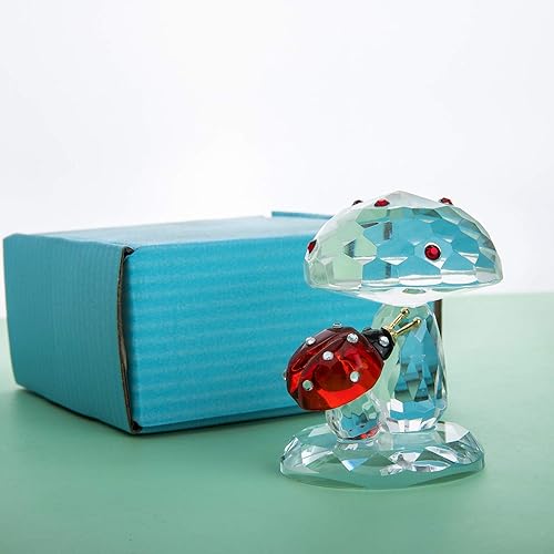 Miniatura 8 de H&D HYALINE & DORA Figuras de animales de cristal coleccionables de arte coleccionable, colección de figuras de vidrio de San Valentín