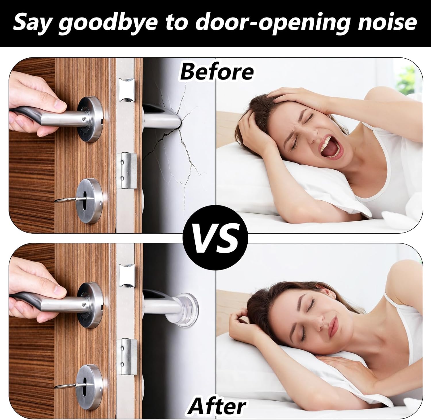20Pack 1.5 Inch Door Knob Bumpers Transparent Soft Silicone Wall Protector Round Self Adhesive Quiet & Shock Absorbent Wall Protectors Bumpers for Door Handle Guard Door Bumper Wall