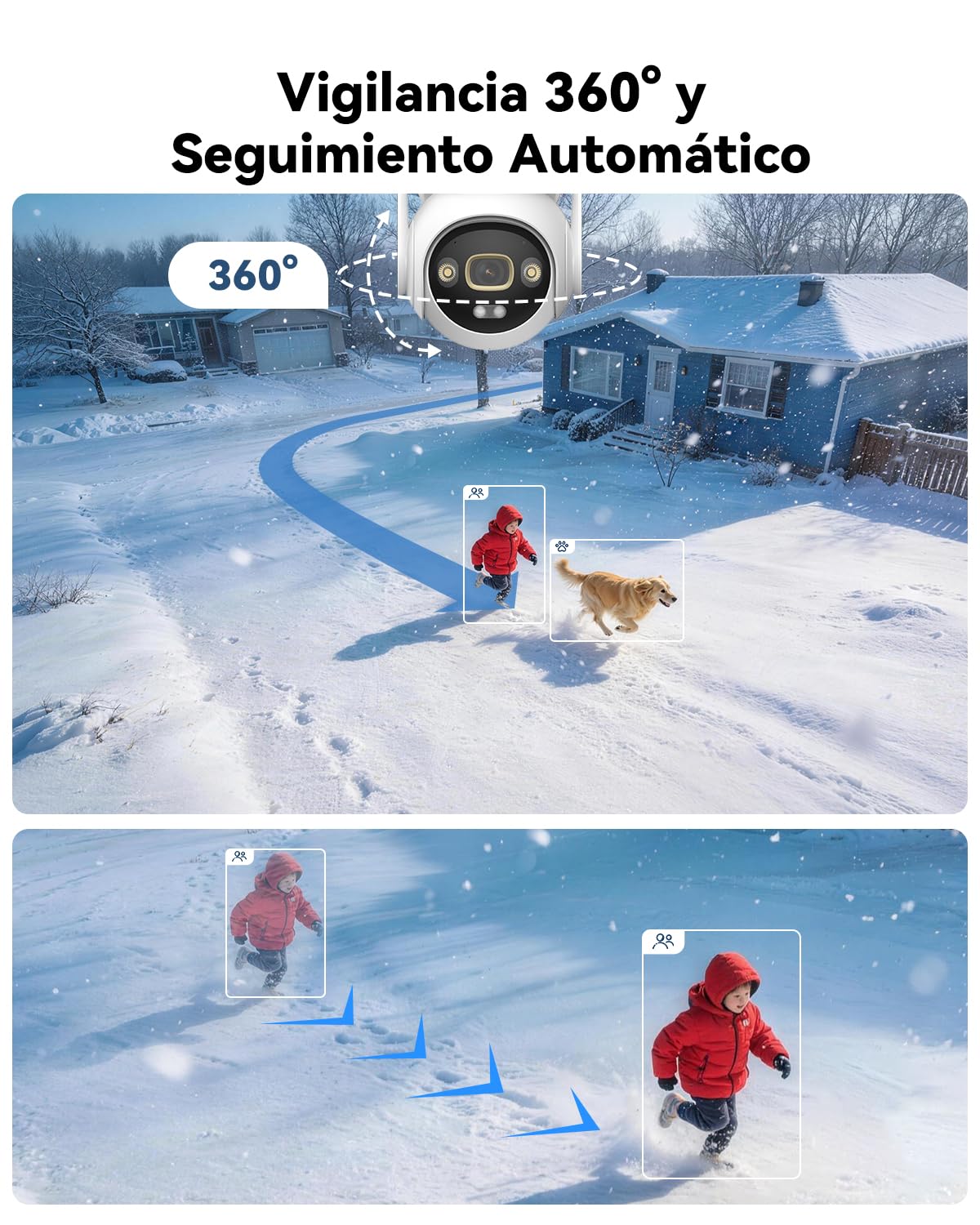 Imou 4K 8MP 4G LTE Camara Vigilancia Wifi Exterior, Panel Solar de 8W, Batería de 15000mAh, Grabación AOV 24/7, Detección de Personas/Animales/Vehículos, Visión Nocturna en Color, IP66, 32GB incluidos