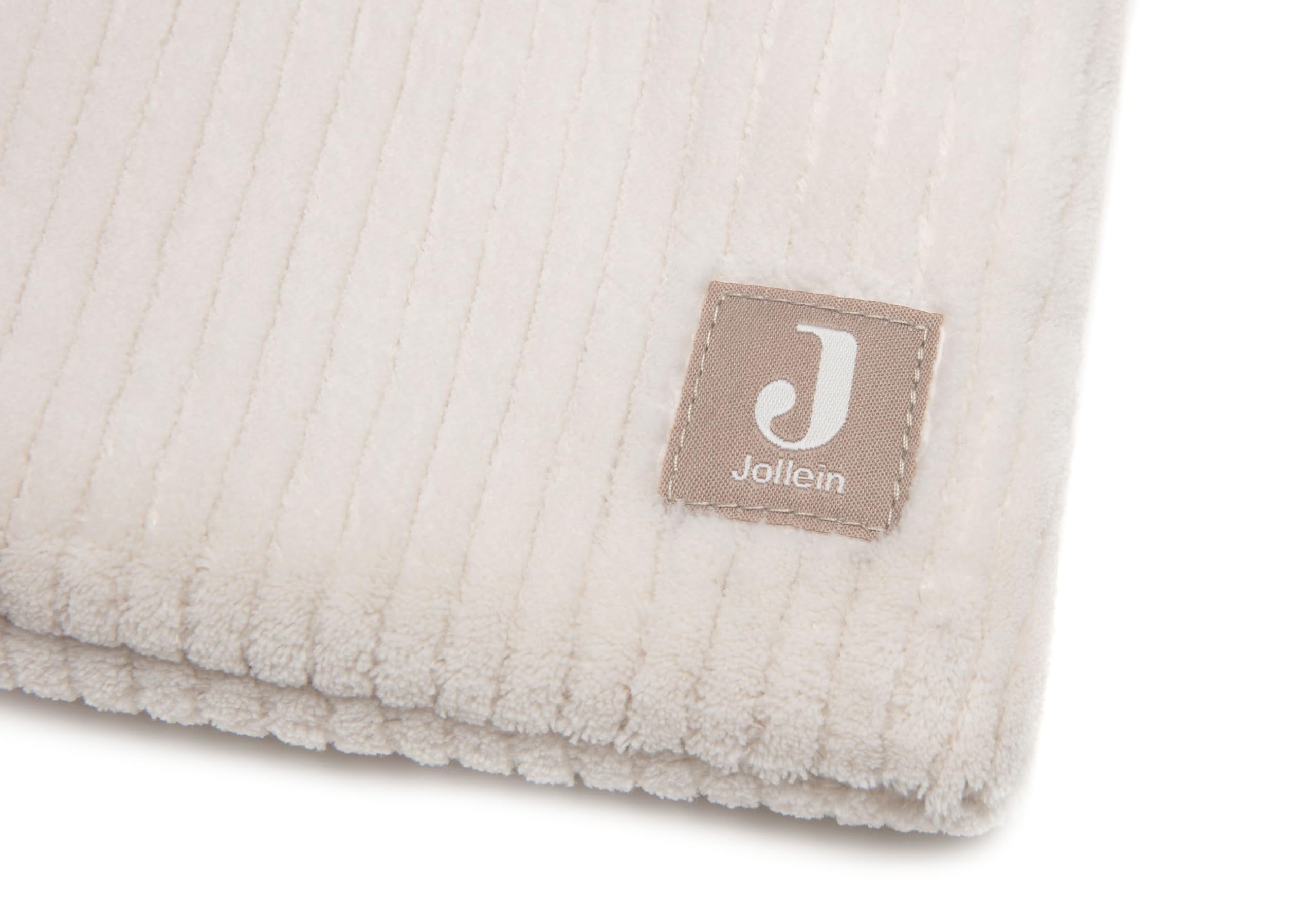 Jollein Cot Storage Bag - Cloudy Rib - Oatmeal - Nursery Organizer - Toy Organizer with Pockets - 49x30 cm - Cot Accessory - Image 3