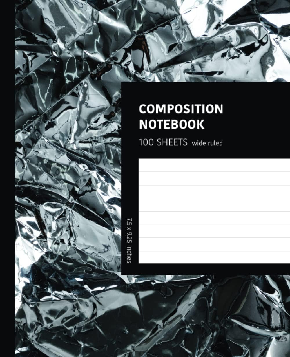 Independently published MATCHING COMPOSITION NOTEBOOK | BACKGROUND SERIES [3]: 7.5 x 9.25" | 100 SHEETS | WIDE RULED | MATCH IT WITH YOUR FAVORITE STYLE