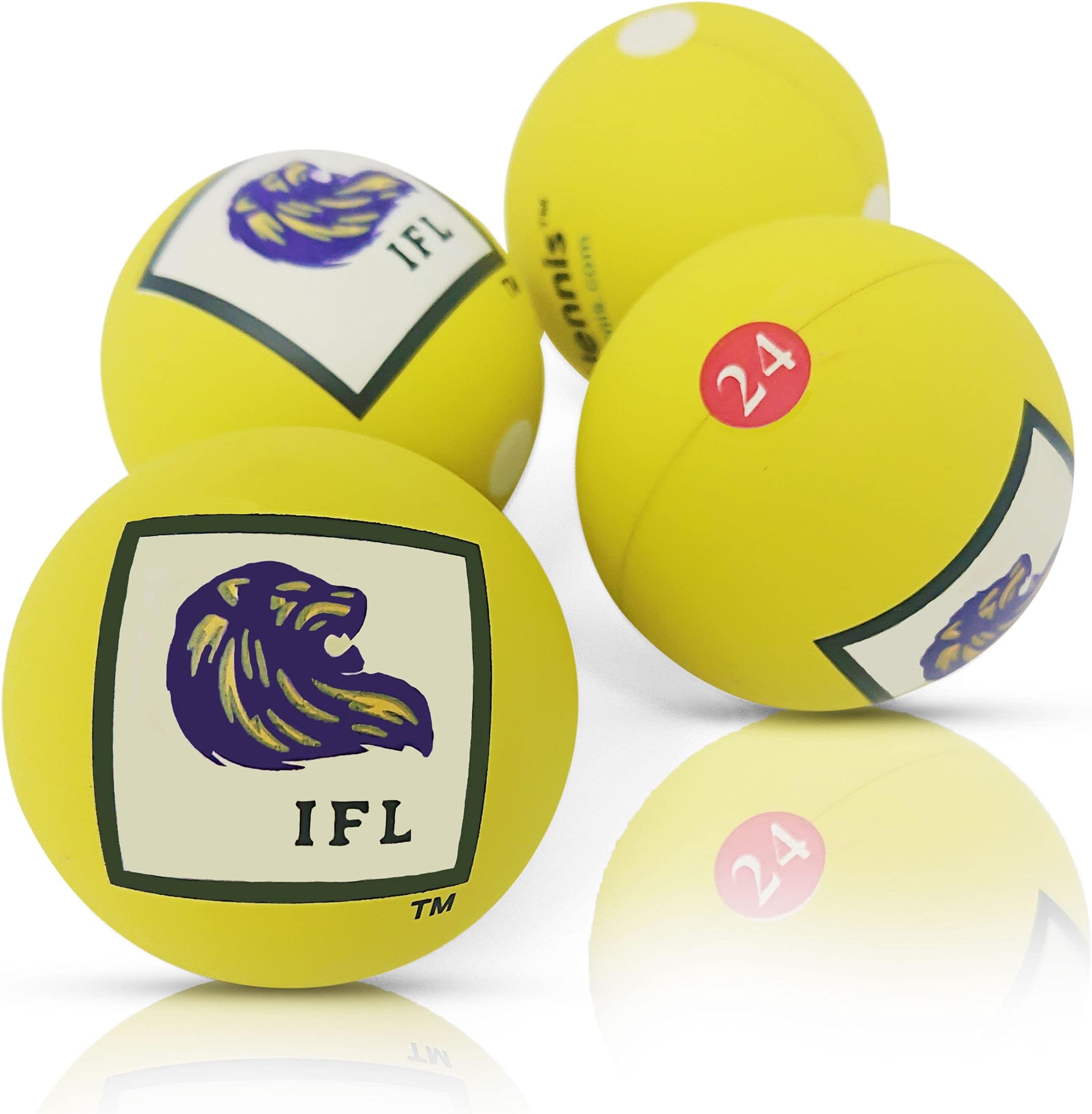 Frescobol Paddleball High Impact Balls for Fast Play by Frescotennis, 4-Pack