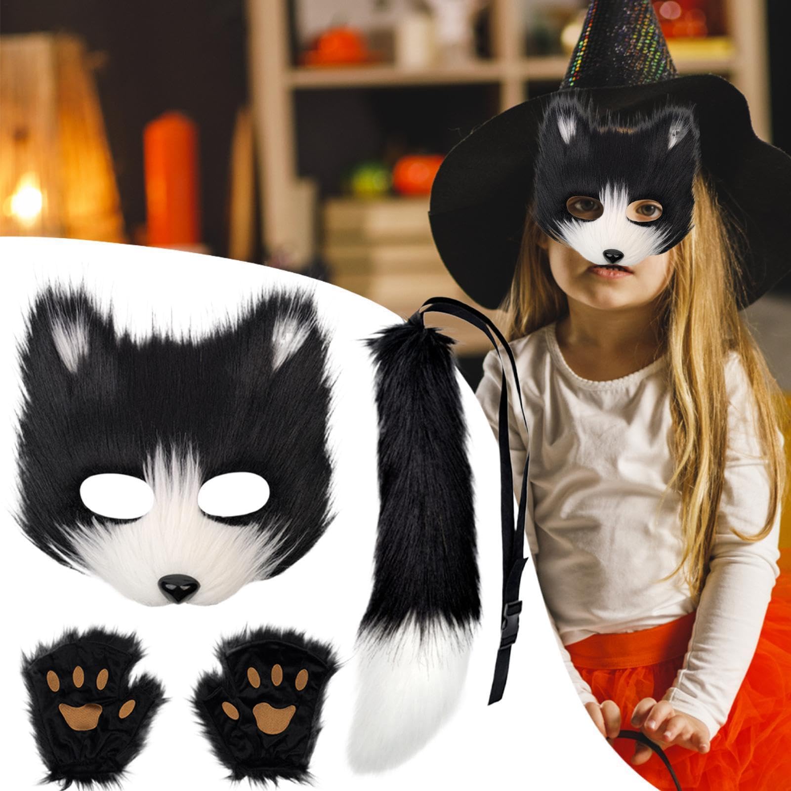 Costume da volpe regolabile