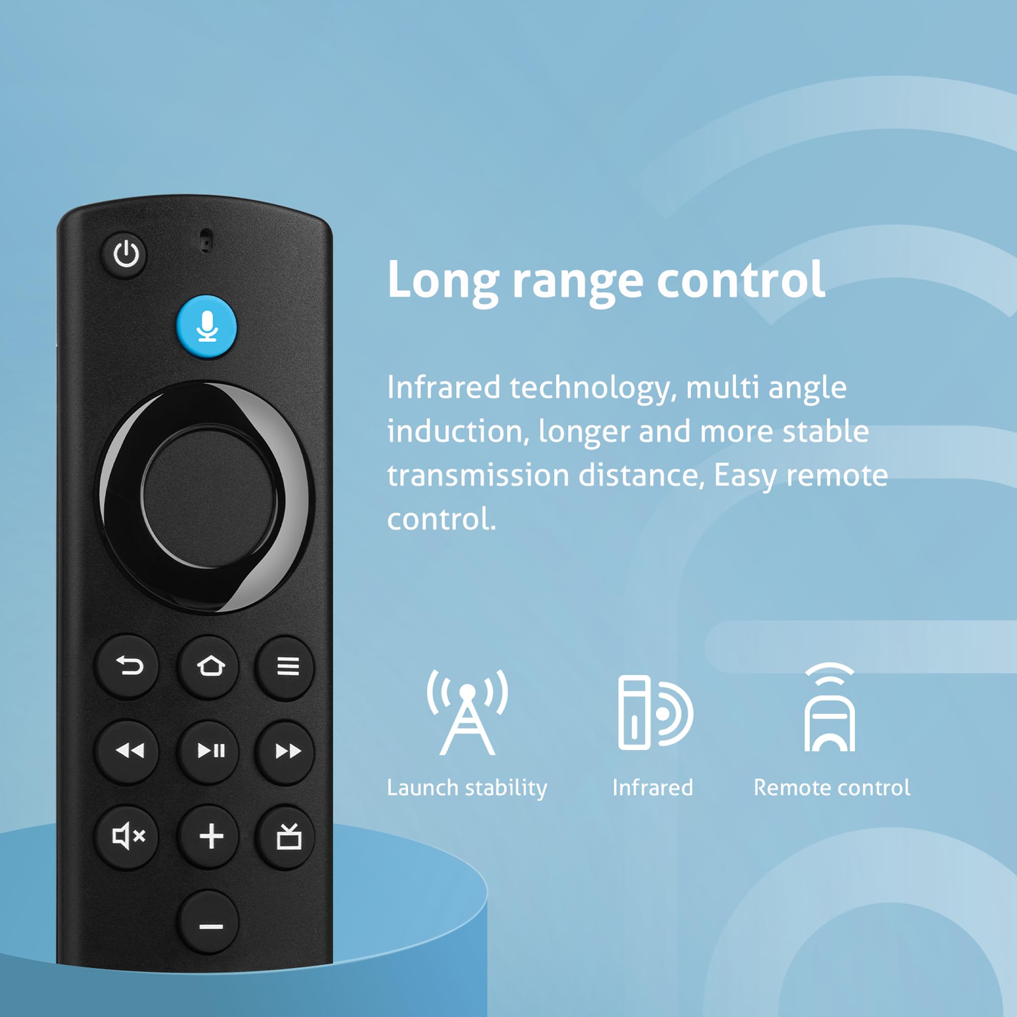 L5B83H Telecomando di ricambio vocale di seconda generazione, adatto per Smart TV di seconda generazione, Smart TV Cube, Smart TV Cube di 1a generazione, Smart TV Stick 4K, Smart TV Stick Lite,
