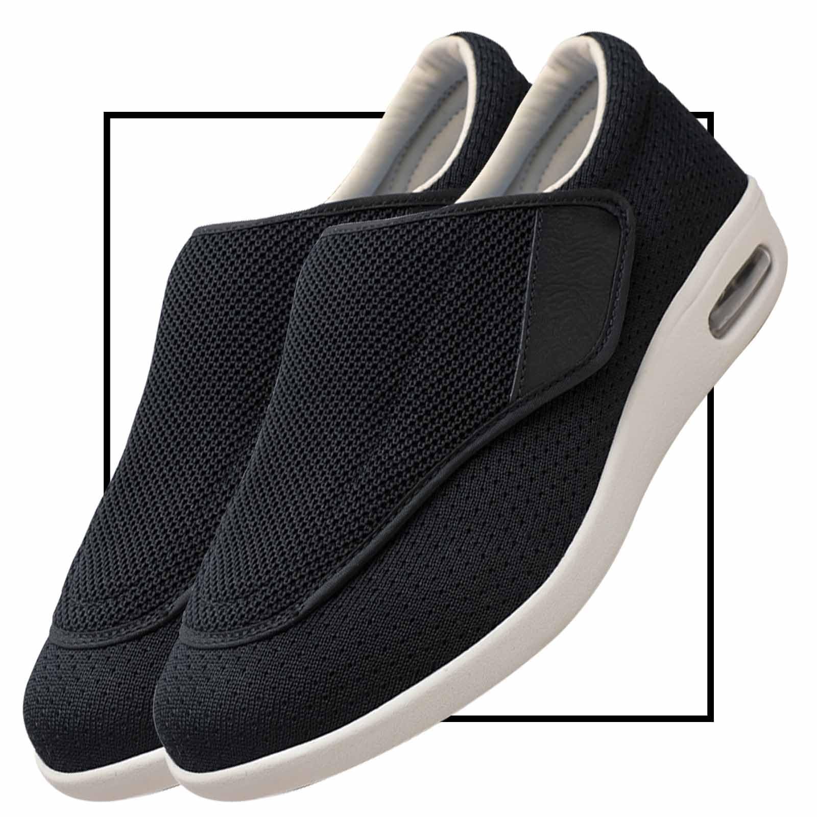 Zapatos sin Cordones para Caminar para Mujer Zapatos Hombre Extra Ancho Sandalias Anchas Zapatillas Pie Diabetico Verano Hombre Antideslizantes y Cómodos Zapato Confort