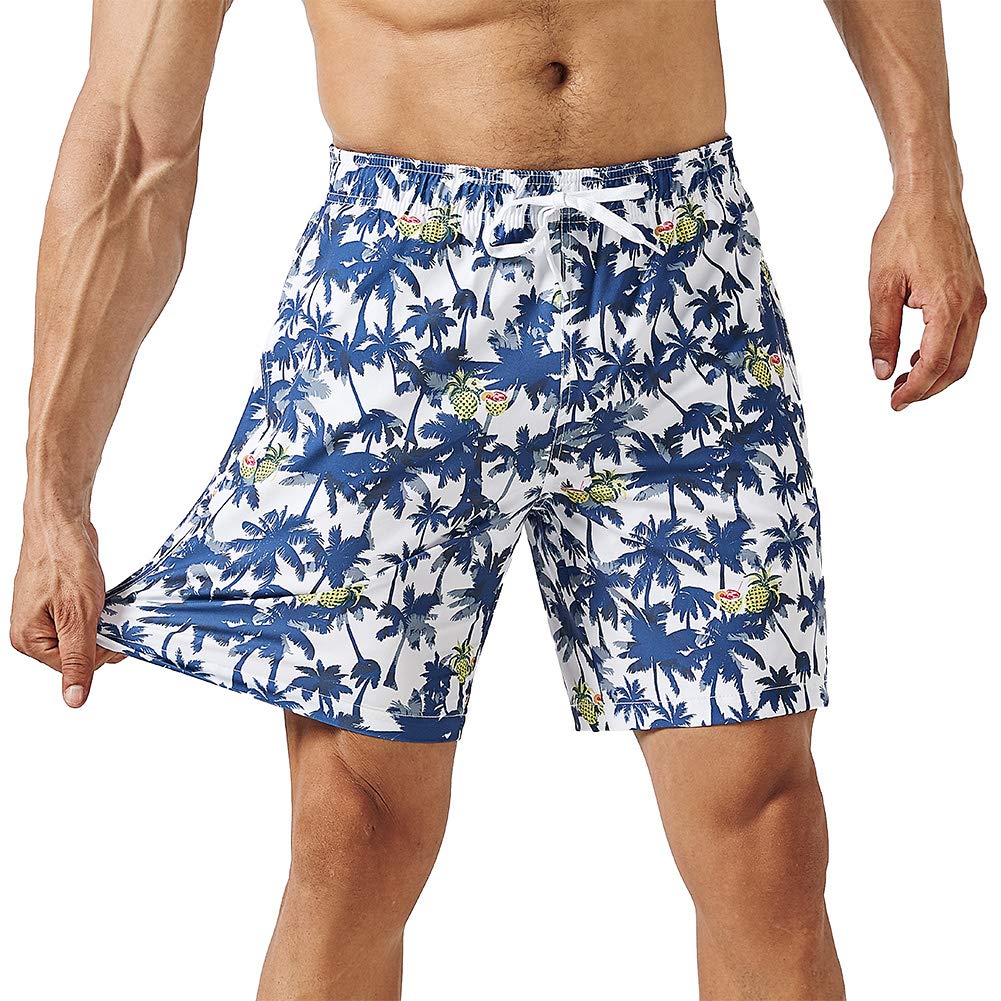 MaaMgic 7" Bañador Elastico Hombre de Natación Estiramiento de 4 vías Secado Rápido Interior de Malla Traje de Baño Deportivos 4-Way Stretch — view 12