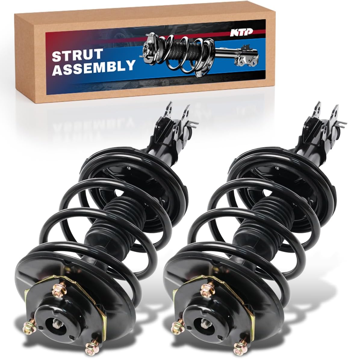 KTP 2pcs Front Struts Complete Assembly Fit for 2002-2006 Nissan Altima L4 2.5L, Quick Install Ready Shocks Assembly Replace 271426 271427