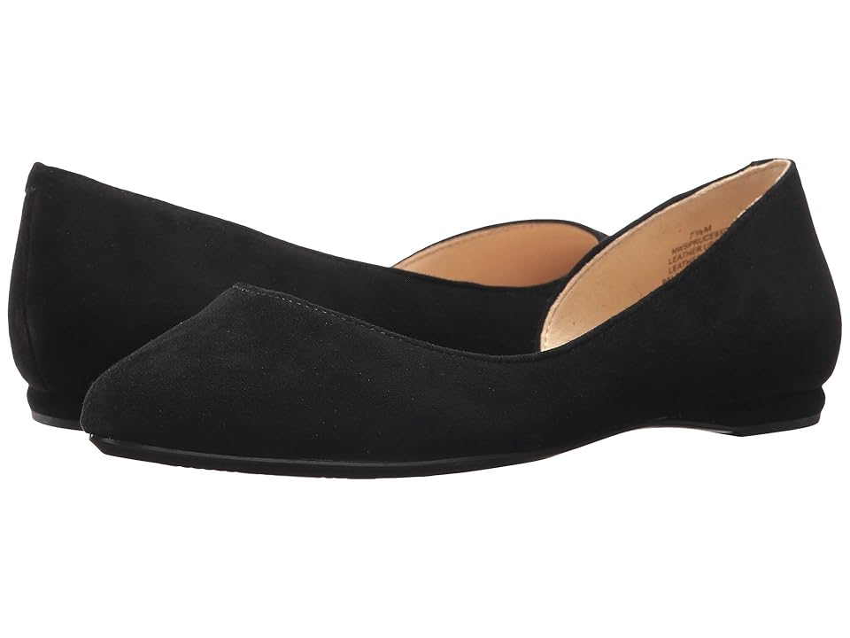 

Nine West Spruce9x9 Flat (Black Suede) Women's Shoes