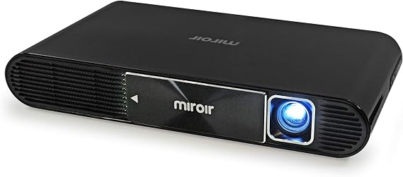Miroir M631 Ultra Pro Portable 1080p Projector, 700 Lumen, 120 Image, Includes Streaming Stick, Home Theater, Gaming, USB C Charge Video (M631 + Streaming Stick)