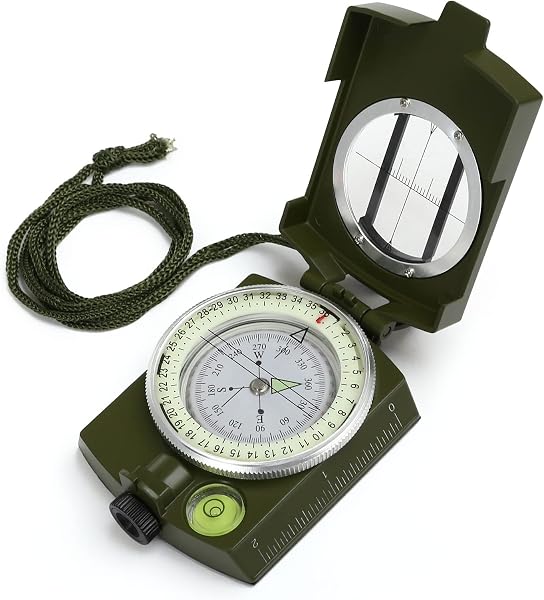 GWHOLE Brújula de navegación Militar Impermeable - 1