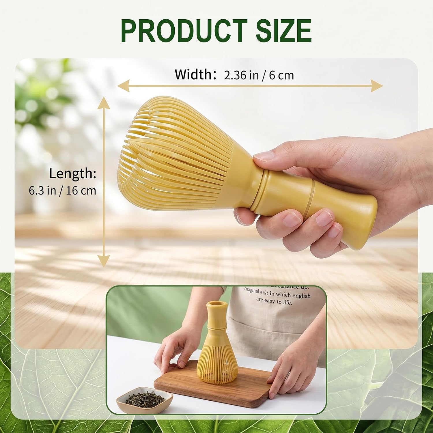 PP Resin Matcha Whisk, Reusable Easy to Wash Matcha Mixing Tool