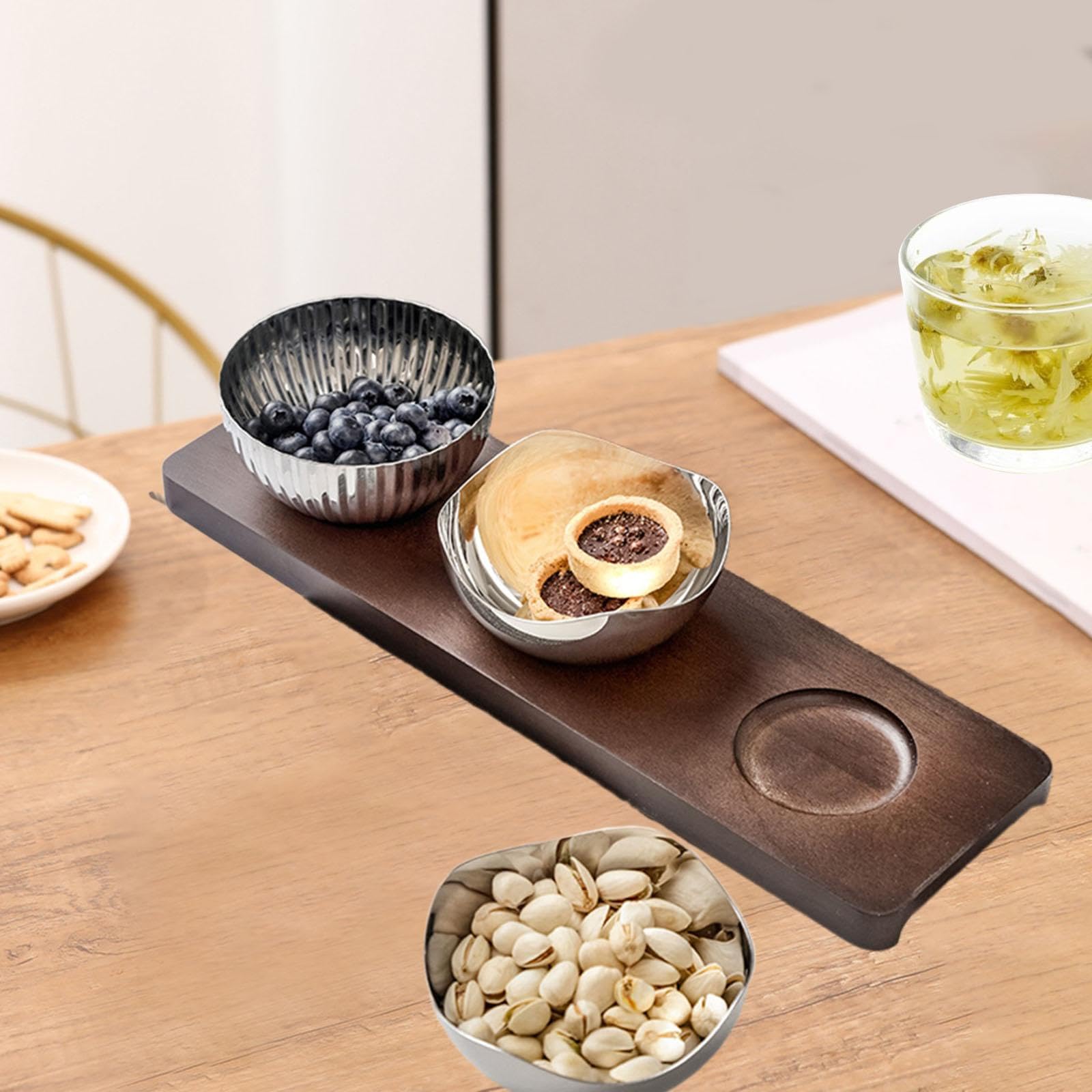 Getrocknete Obst Platte Dessert Platte Multi-szenario Resuable Nuss Platte Tee Tablett für Haushalt Cupcake Hause Dekoration Tisch Kaffee