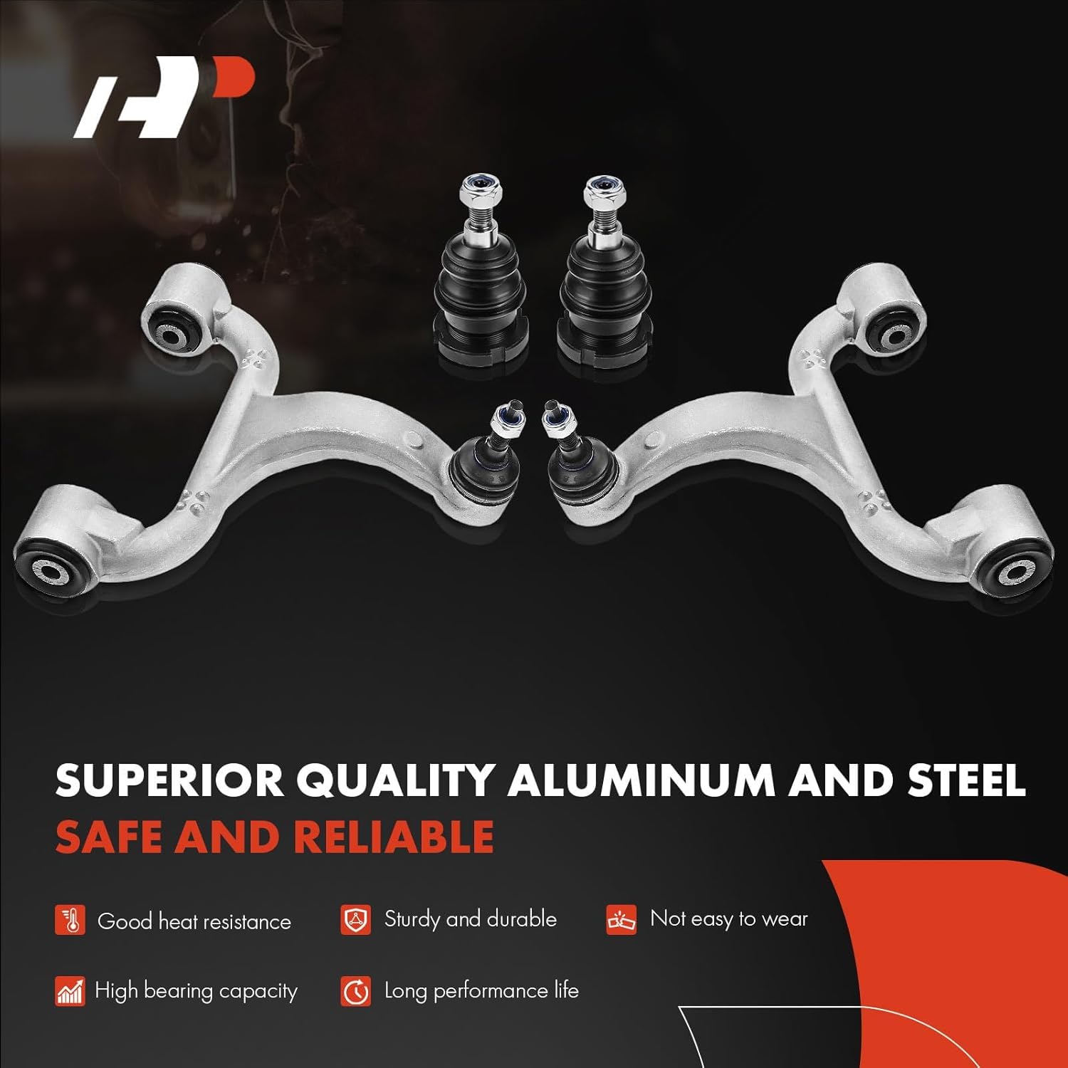 A-Premium Set of 10, Front Upper Control Arm & Inner Outer Tie Rod End, Rear Sway Bar Link & Lower Ball Joint, Compatible with Mercedes-Benz W163 Series - 1998-2005 - ML320 ML350 ML430 ML500 ML55 AMG