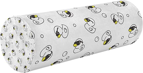 Duck Rubber Sunglasses Bolster Pillow Long Foam Neck Roll Pillow Round Pillow Form for Knee Support Pillow Cylinder Pillows for Neck