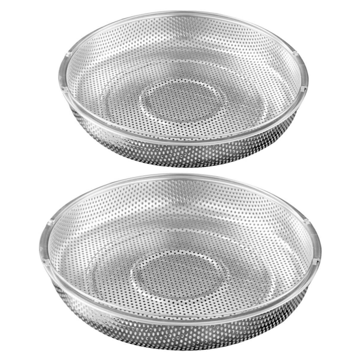 2pezzi Cestello Per Cottura Vapore in Acciaio Per Cottura Vapore Con Manico Accessorio Da Cucina Per Verdure e Alimenti Per Uso Domestico o Ristorante