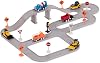 driven pocket 57-piece construction site set with 6 mini cars tiper crane and more - toy cars with accessories and functions toy from 3 years