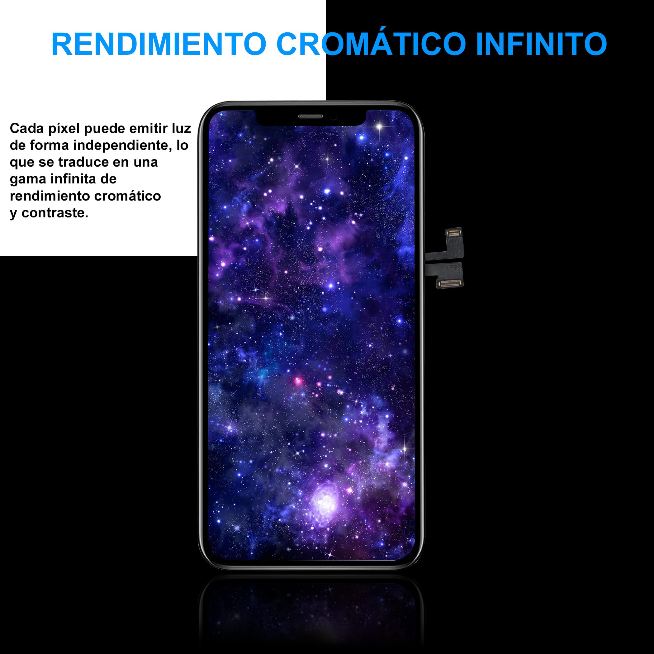 OLED Pantalla iPhone 11 Pro MAX, Pantalla de Recambio para iPhone 11 Pro MAX Pro OLED para el Modelo A2161, A2220, A2218