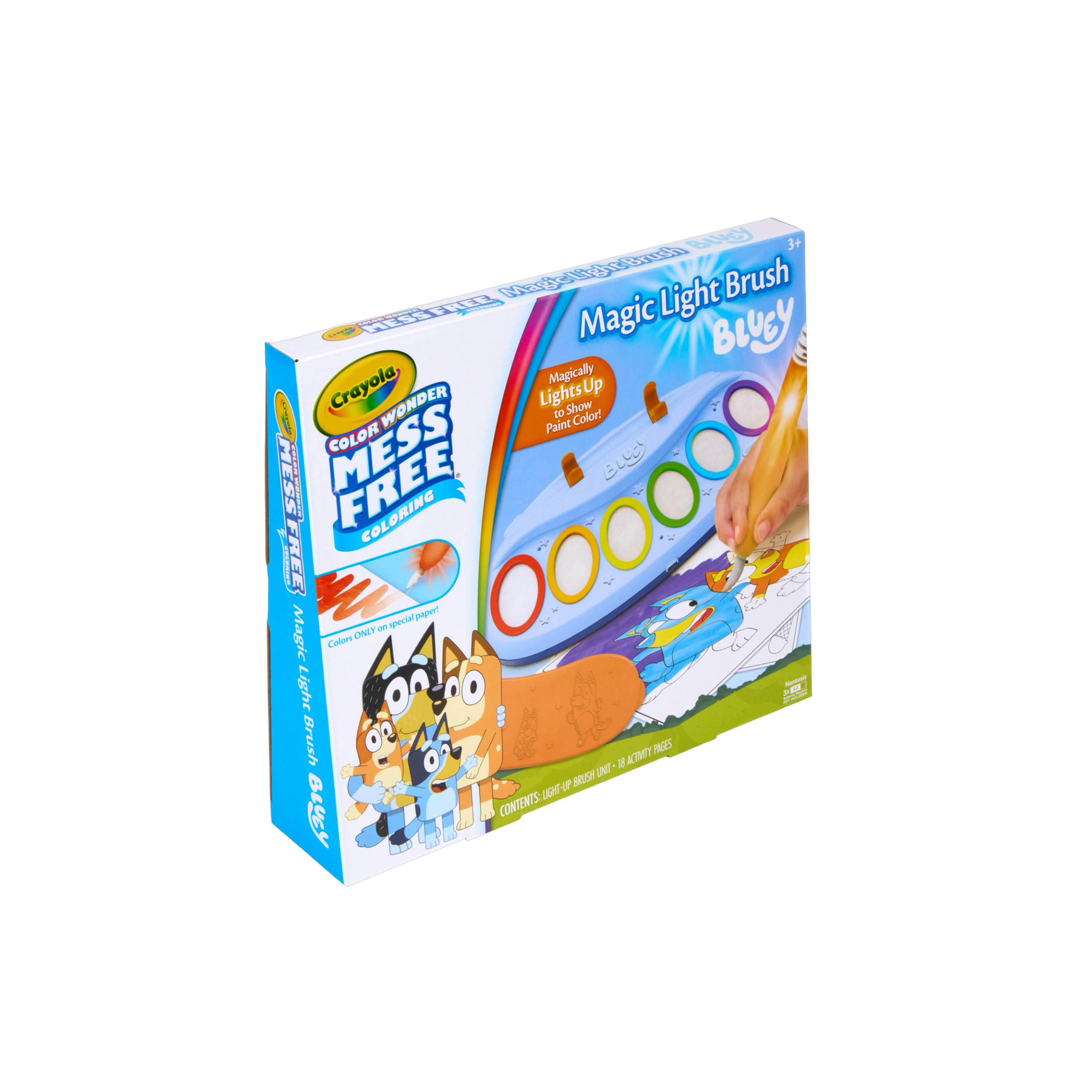CRAYOLA Bluey Color Wonder Magic Light Brush - Image 2
