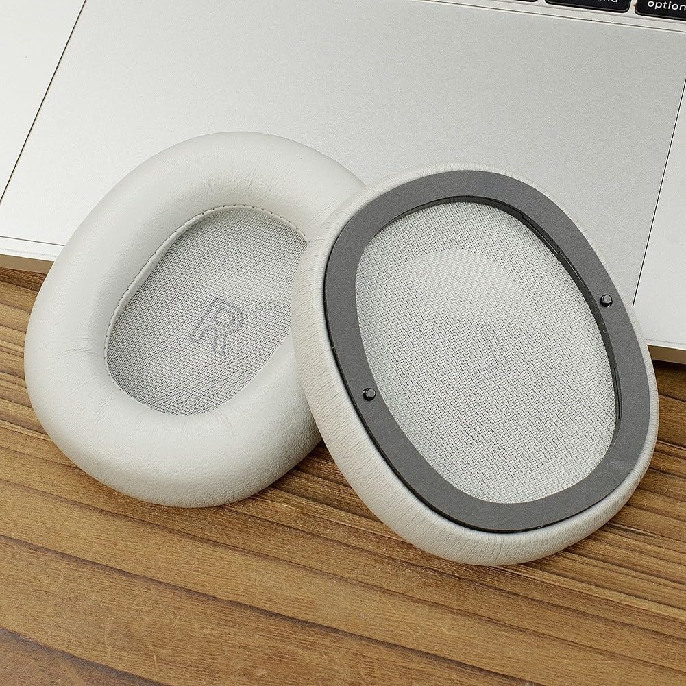 Zoegneer Almohadillas de repuesto para auriculares B&O H95 con cancelación de ruido con espuma viscoelástica, fundas de piel de proteína para un ajuste cómodo y seguro y fácil instalación, color negro