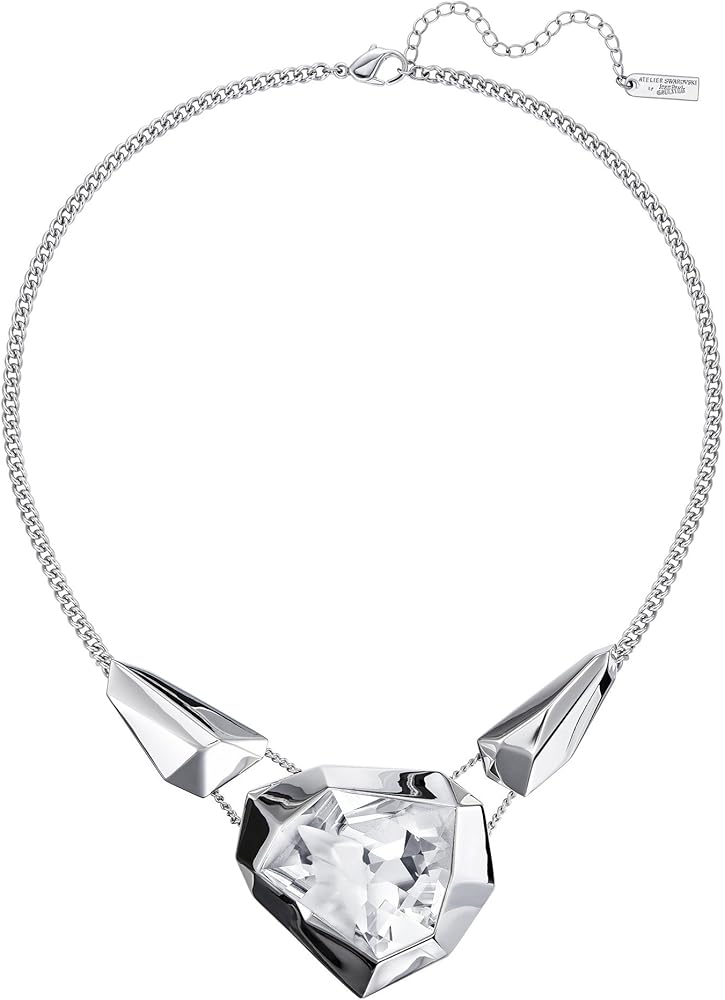 Jeanpaul GAULTIER　スワロフスキー　ネックレス　グレー Jeanpaul GAULTIER スワロフスキー ネックレス グレー