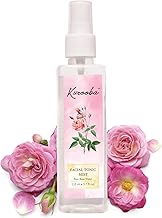 Kurooba Rose Water 100% Pure & Natural, Distilled from finest Kannauj Roses - Gulab Jal Face Toner, Rose Water Spray, Facemist - Makeup Remover, Balances Skin Ph Levels, For Men and Women. (110 ml)
