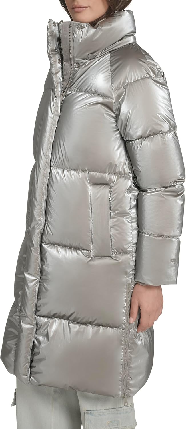 Levi's Women's Cloud Puff Hooded Midlength Puffer Jacket - Image 3