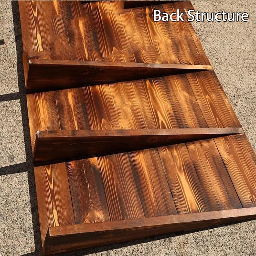 Rampa De Madera para Umbral 60x70x20cm, Antideslizante para Entrada De Vehículos, Portátil Y Móvil Rampas De Carga para Escalones De Casa(30x30x8cm(12x12x3.1in))