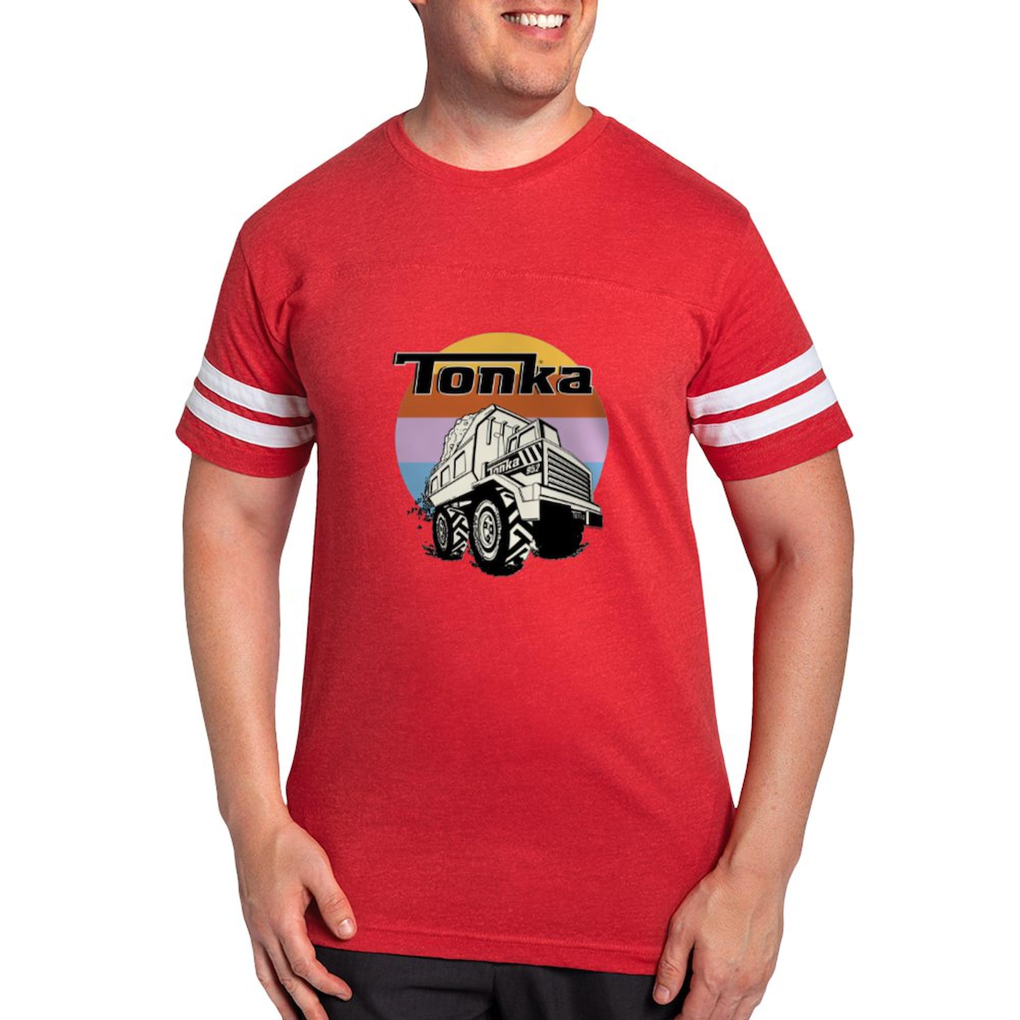 CafePress Tonka Gradient Sun Men's Football T Shirt Men's Football T-Shirt Red