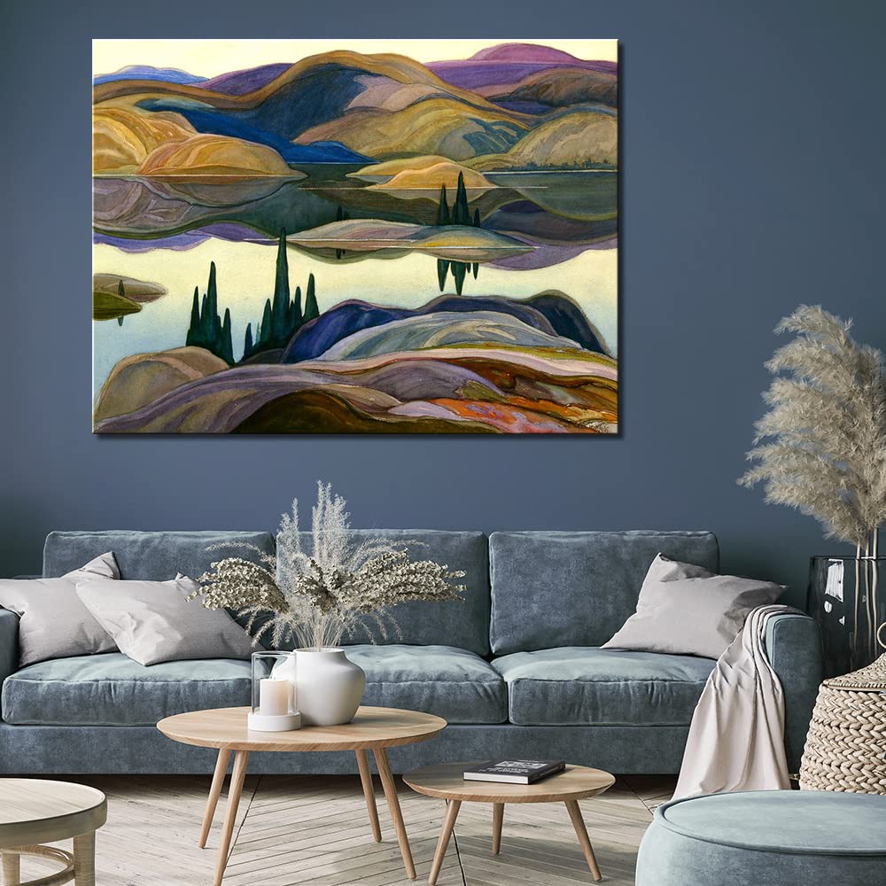 Franklin Carmichael Mirror Lake Ontario Canada Landscape Print