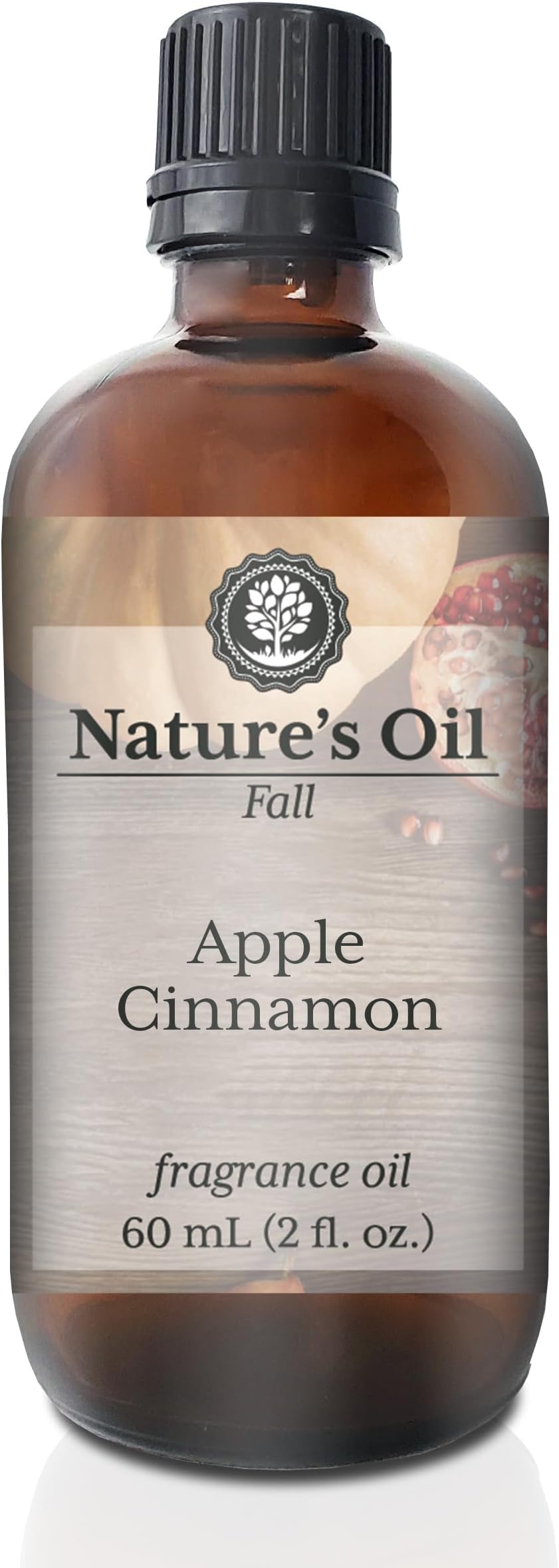 Apple Cinnamon Fragrance Oil for Perfume, Cologne, Diffusers, Soap Making, Candle Making, Lotion, Home Scents, Linen Spray, Bath Bombs, Slime (2 Fl Oz)