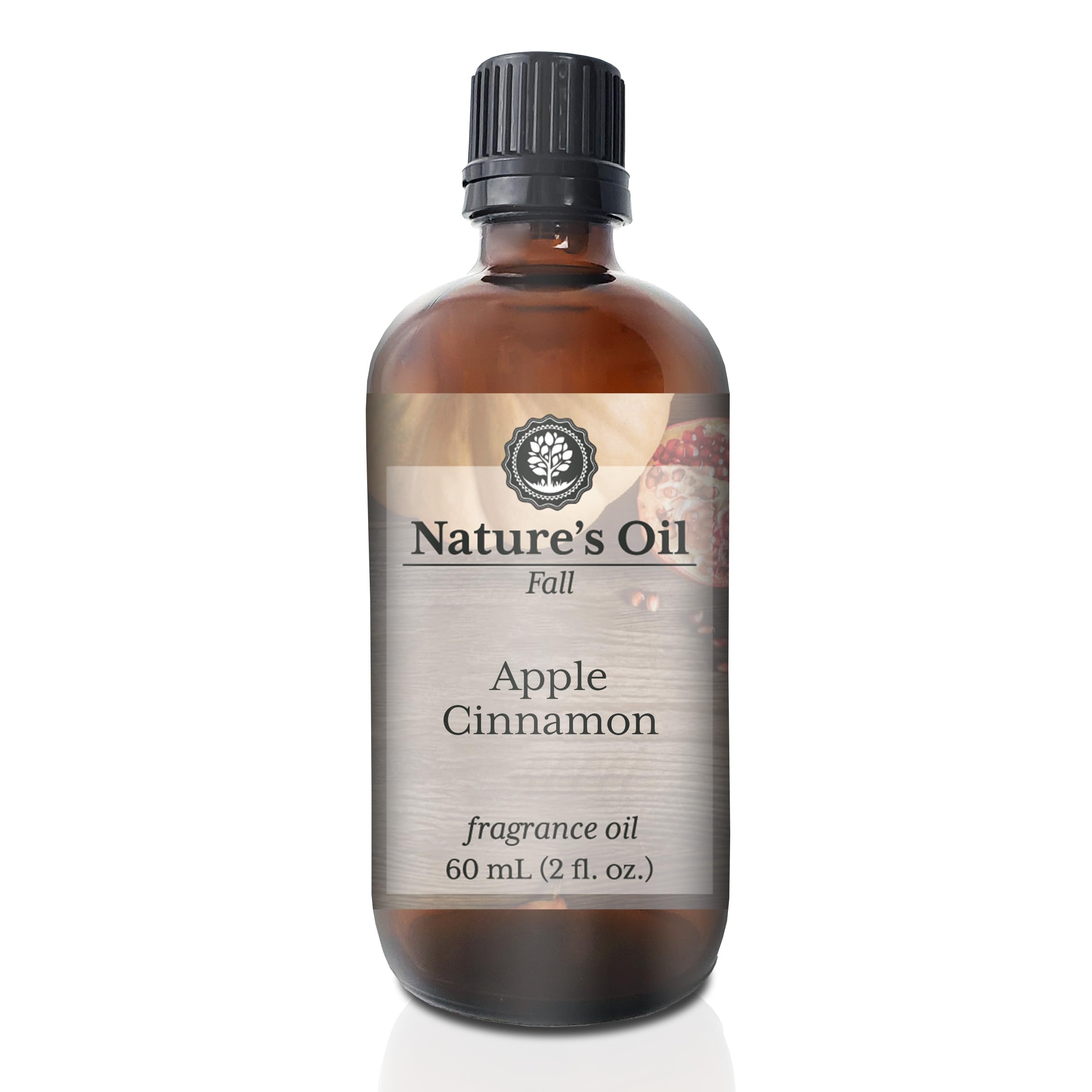 Apple Cinnamon Fragrance Oil for Perfume, Cologne, Diffusers, Soap Making, Candle Making, Lotion, Home Scents, Linen Spray, Bath Bombs, Slime (2 Fl Oz)