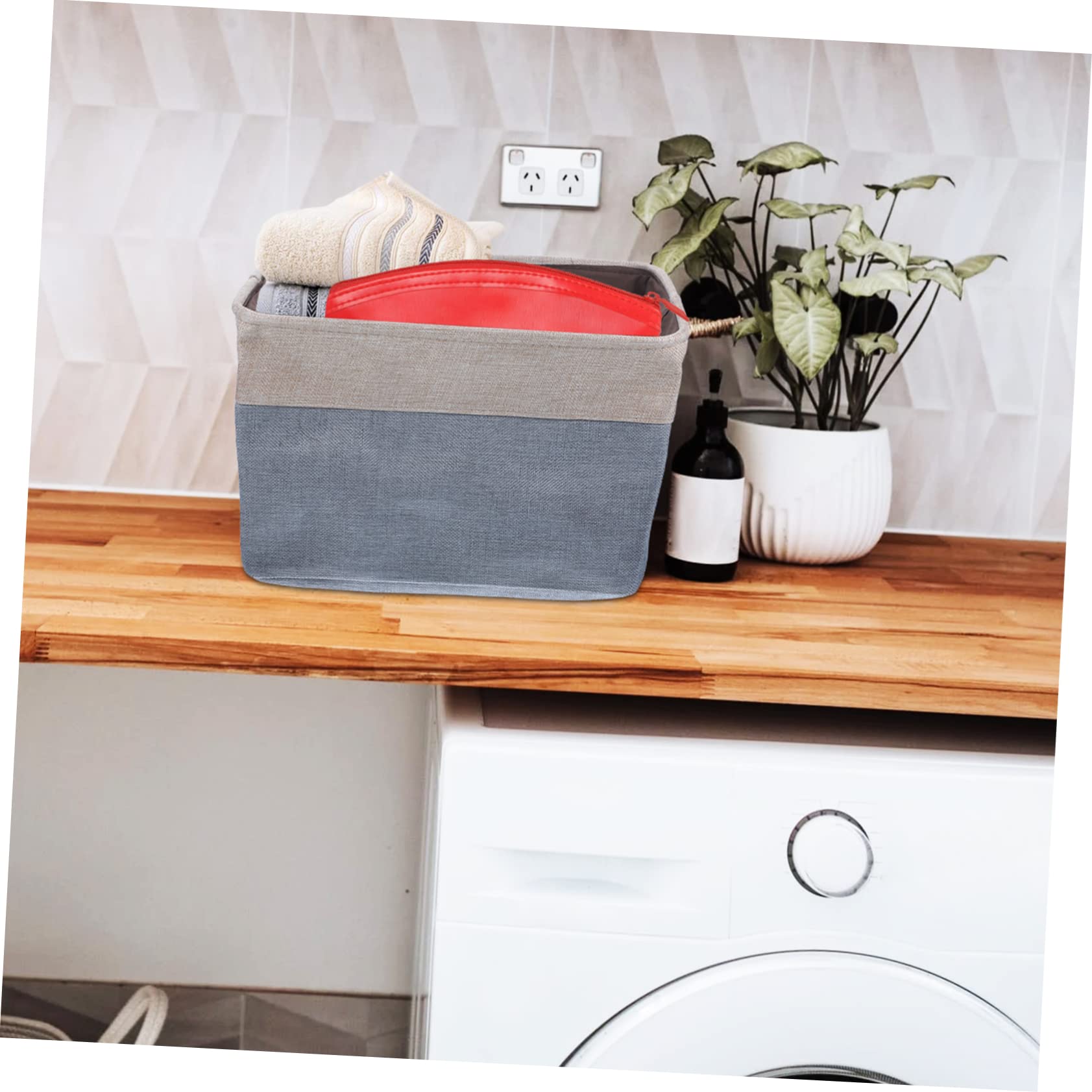 Unomor Elegant Toy Basket Large Wicker Storage Box Toy Storage Bags for Organizing Boys and Girls' Toys Accessories