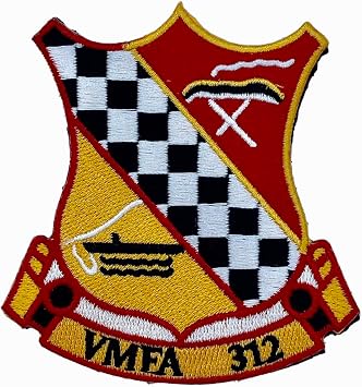 VMFA-312 Checkerboards Throwback Patch 2022 with Hook and Loop