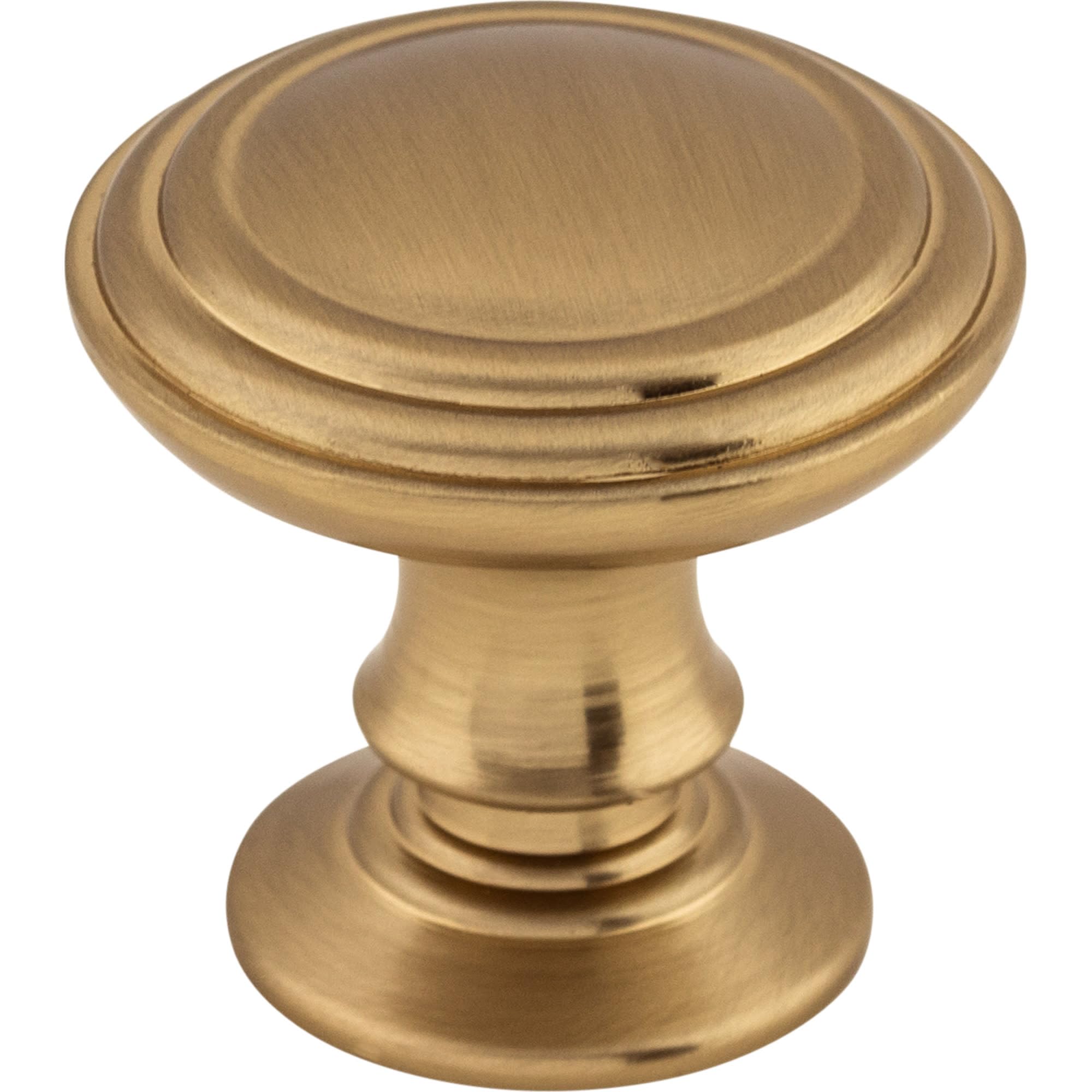 Top Knobs TK320HB Top Knobs TK320 Reeded 1-1/4 Inch Mushroom Cabinet Knob from The Chareau Collection