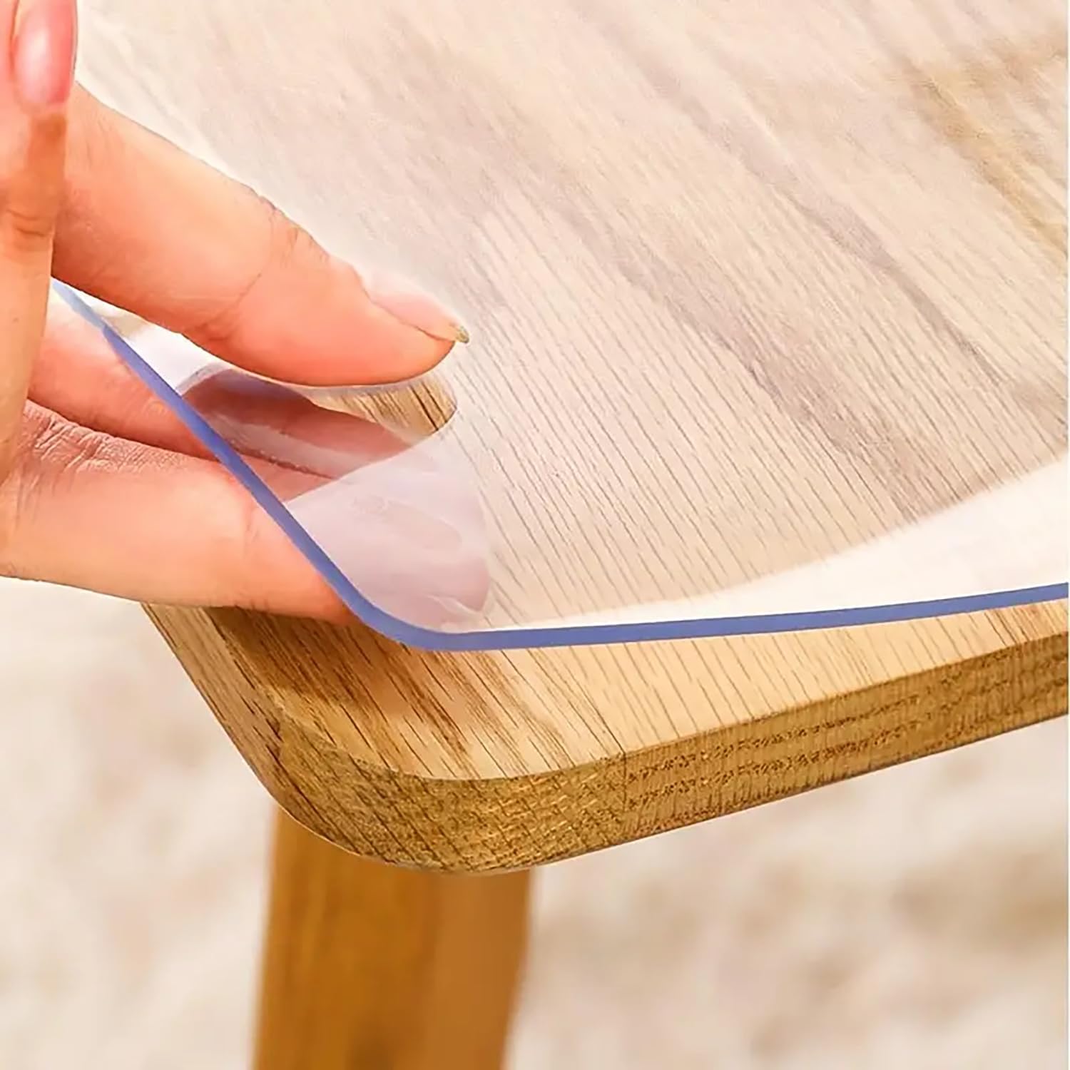 Nappe de table en plastique imperméable 66x152 cm pour cuisine et commode