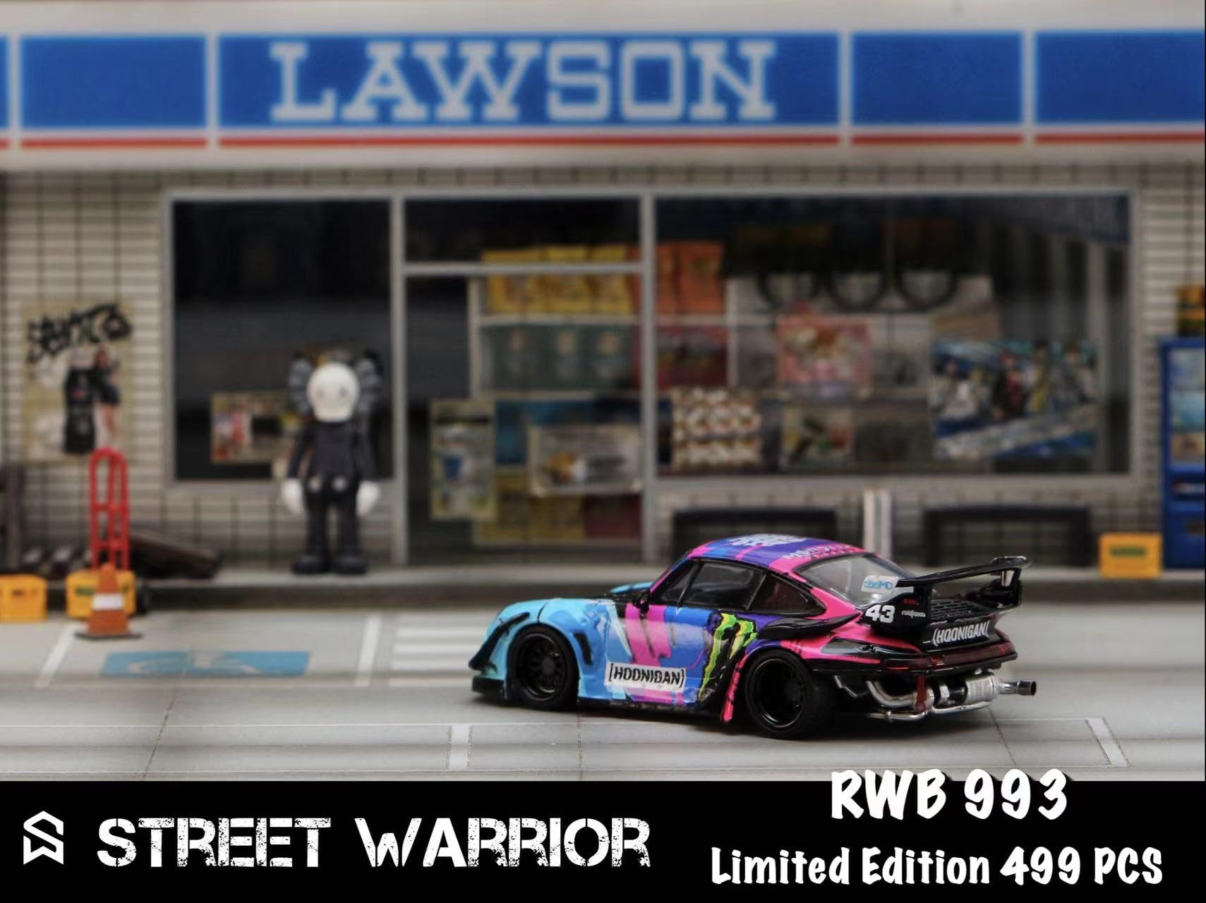 Amazon | 1/64 street weapon RWB 993 ポルシェ Hoonigan フーニガン