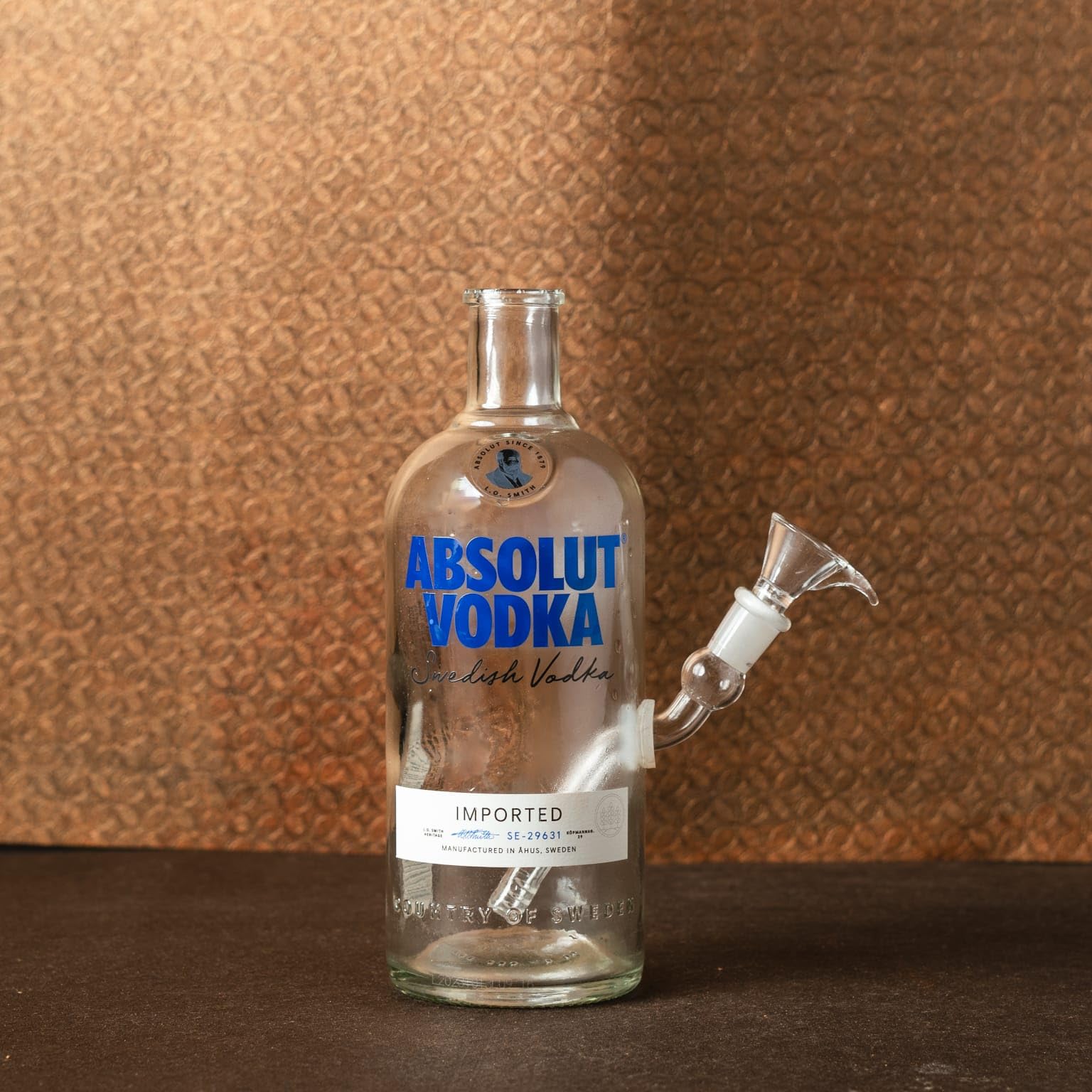 Smoke Station Absolute Heaven Bong Pot 800 Gram (Clear Blue) 11 inch Glass With 2 Pcs Shooter