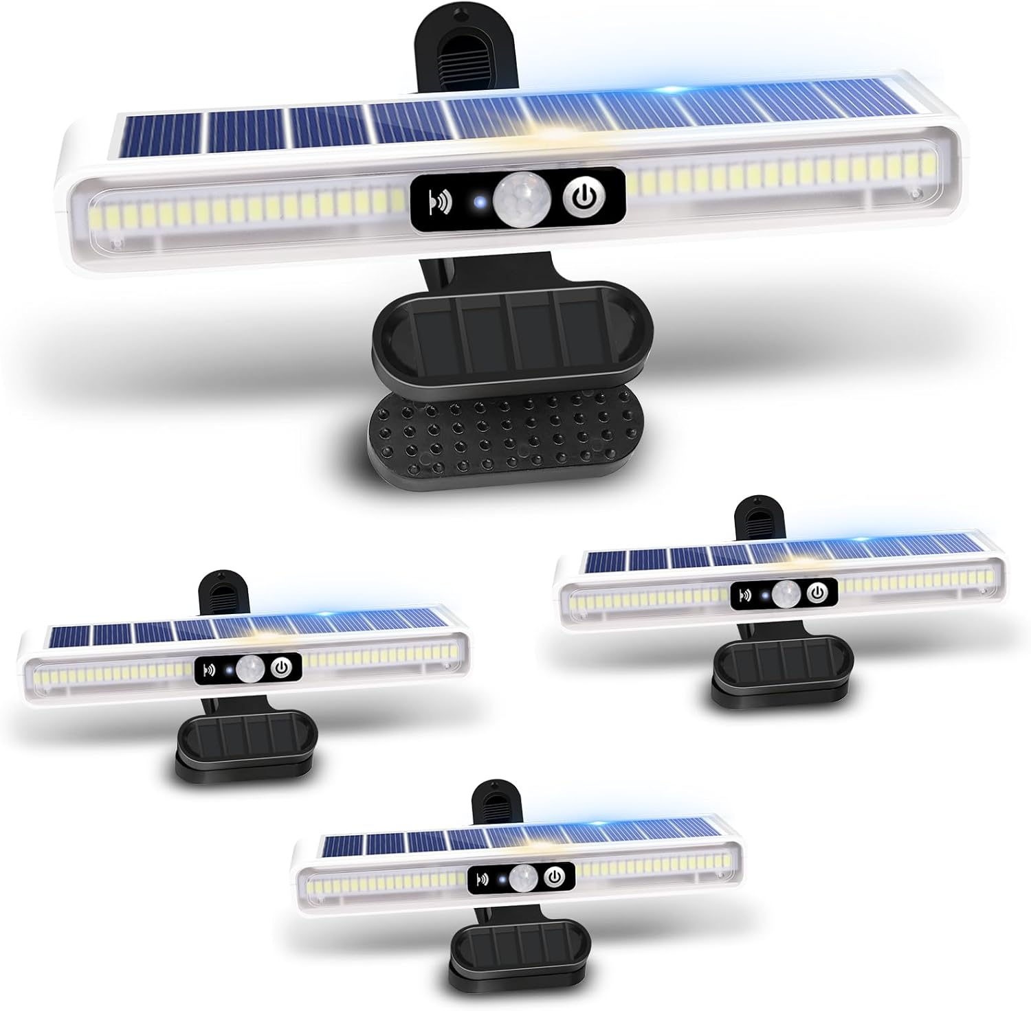 Clip On Solar Motion Lights Outdoor Waterproof, Fence Lights Outside 36 Leds 6000k Portable Solar Powered Security Light Fence Garage Camping - View #8