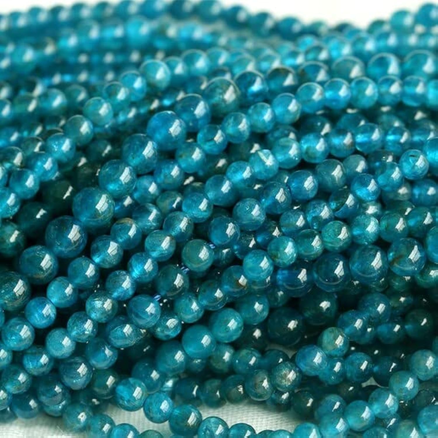 Apatite bleue naturelle perles de sagesse pour confectionner vos amulettes