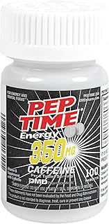 Tablets, Vitamin B6 and B12 Caffeine Pills, 350 mg Caffeine per Serving, Physical Performance and Focus Supplement, 100 Count