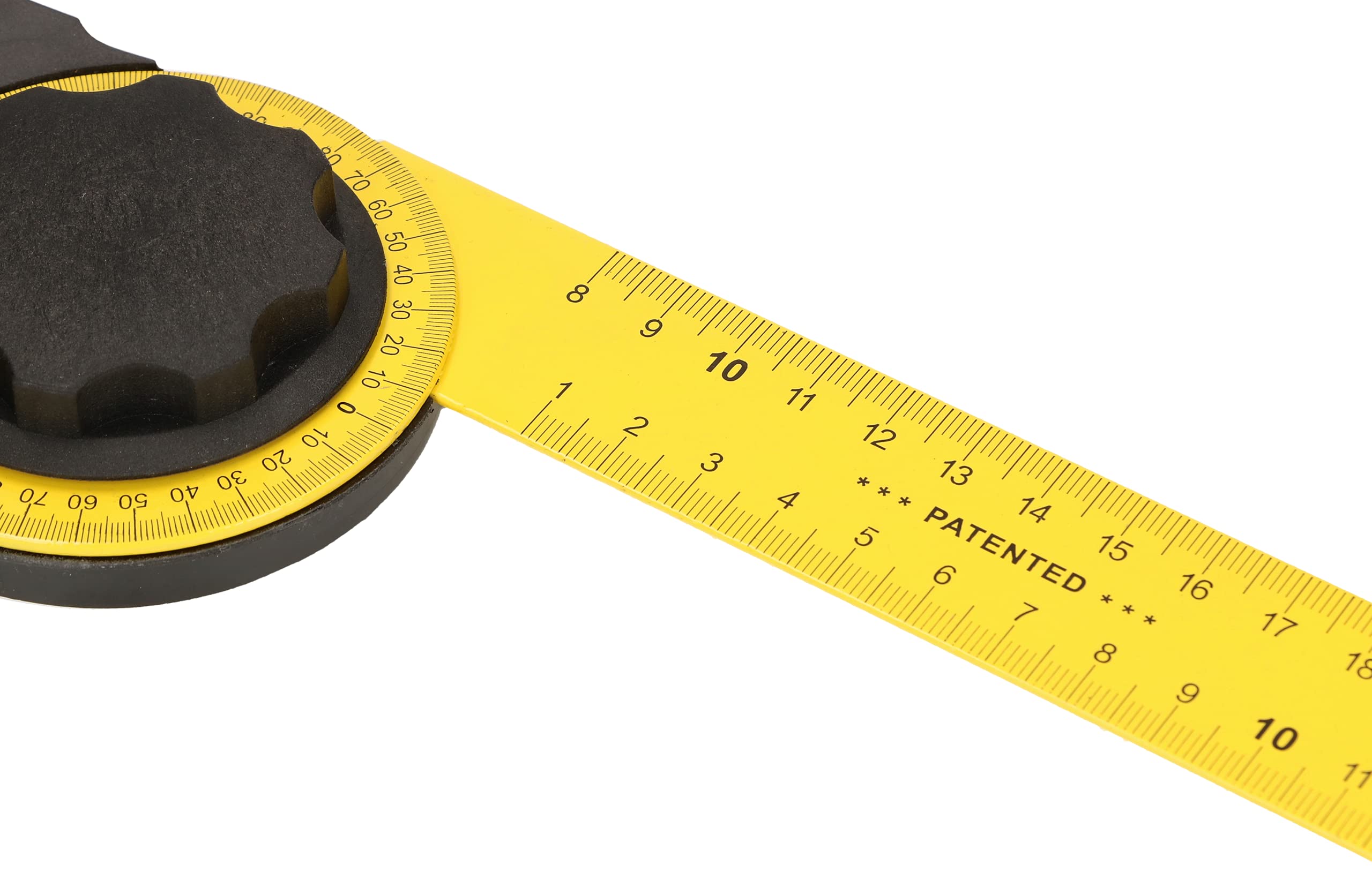 KOTARBAU® Winkelmesser 500 mm Einsteilbar mit Skala 0°–90° für präzise Messungen