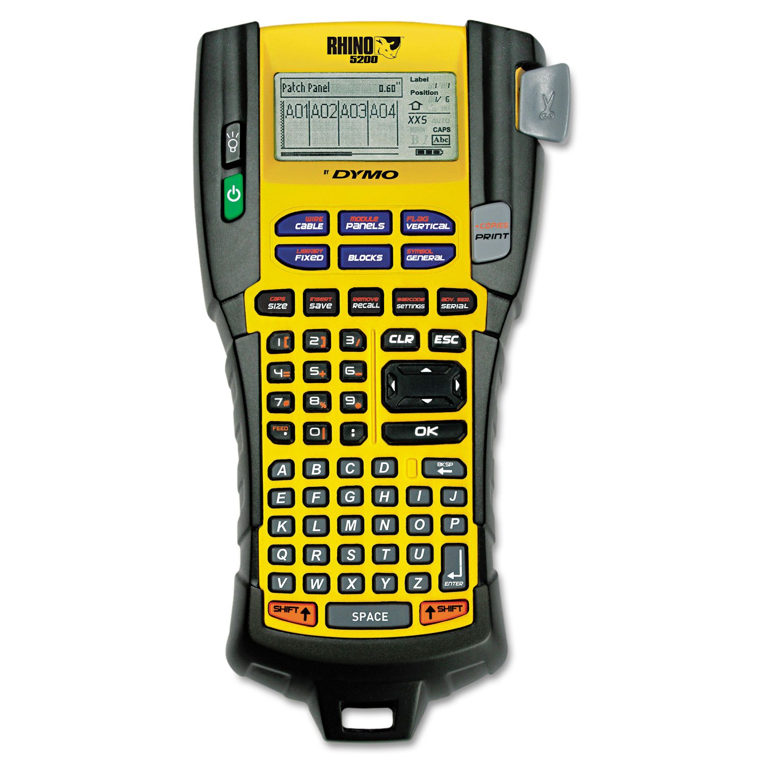 Amazon.com: DYMO 1755749 Rhino 5200 Industrial Label Maker, 5