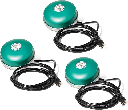 Farm Innovators P-418 Floating Fish and Plant Safe All Pond De-Icer with Chew Proof Cord and Self Regulating Thermostat, 3 Pack, Silver