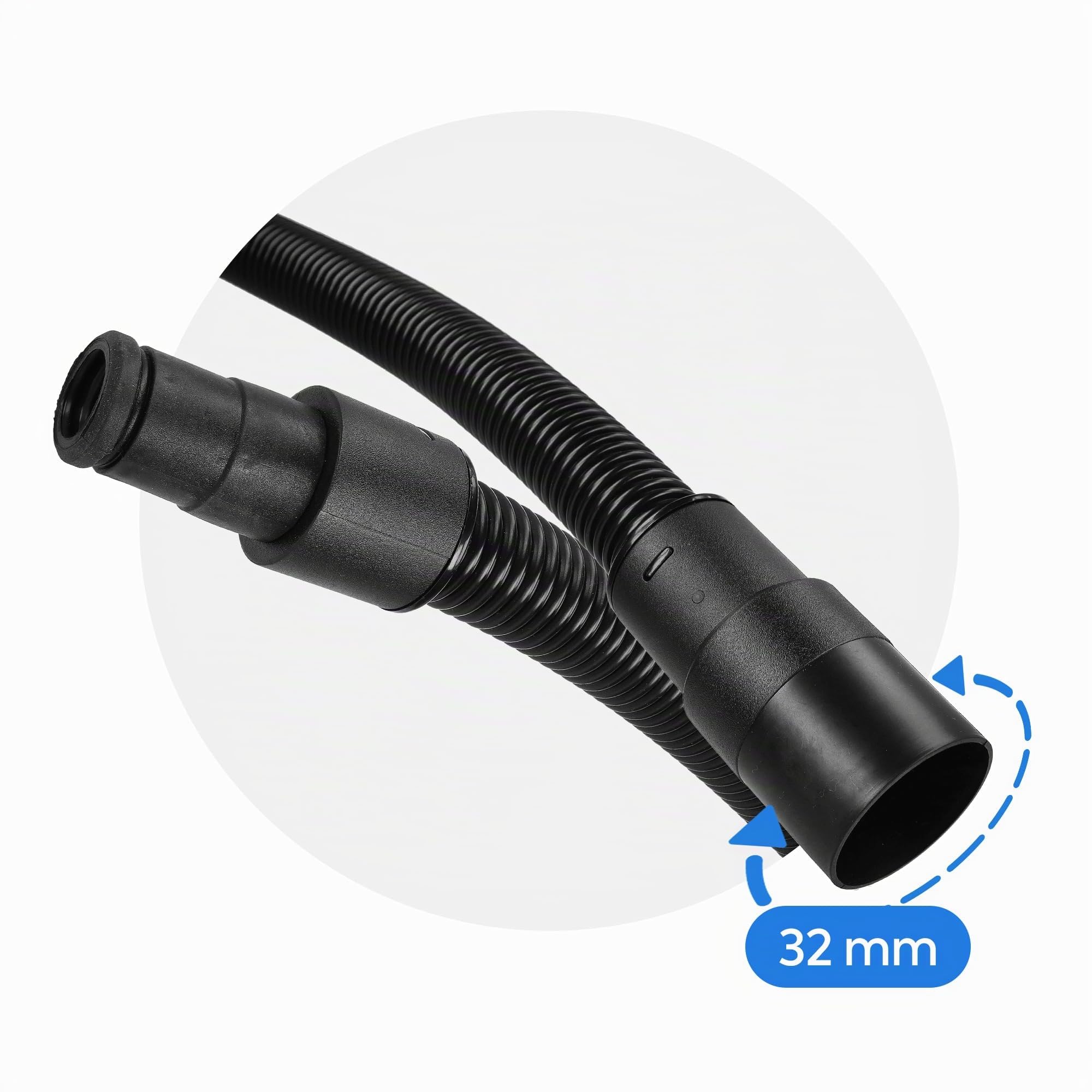 SAUGSCHLAUCH 32mm 3,5M ERSATZ-SCHLAUCH FÜR FESTOOL CTL MIDI 26 33 CTM MINI 26 33LE 36 36 E AC-LHS FILTERLUX Robuster & Langlebiger Schlauch für Industriesauger Hohe Kompatibilität