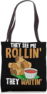 Lumpia Spring Roll Lumpia Wrappers Filipino Lumpia Tote Bag