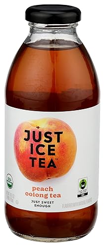 Miniatura 2 de Eat The Change Just Ice Tea - Té orgánico Oolong de melocotón, Kosher, 16 onzas líquidas (paquete de 12)