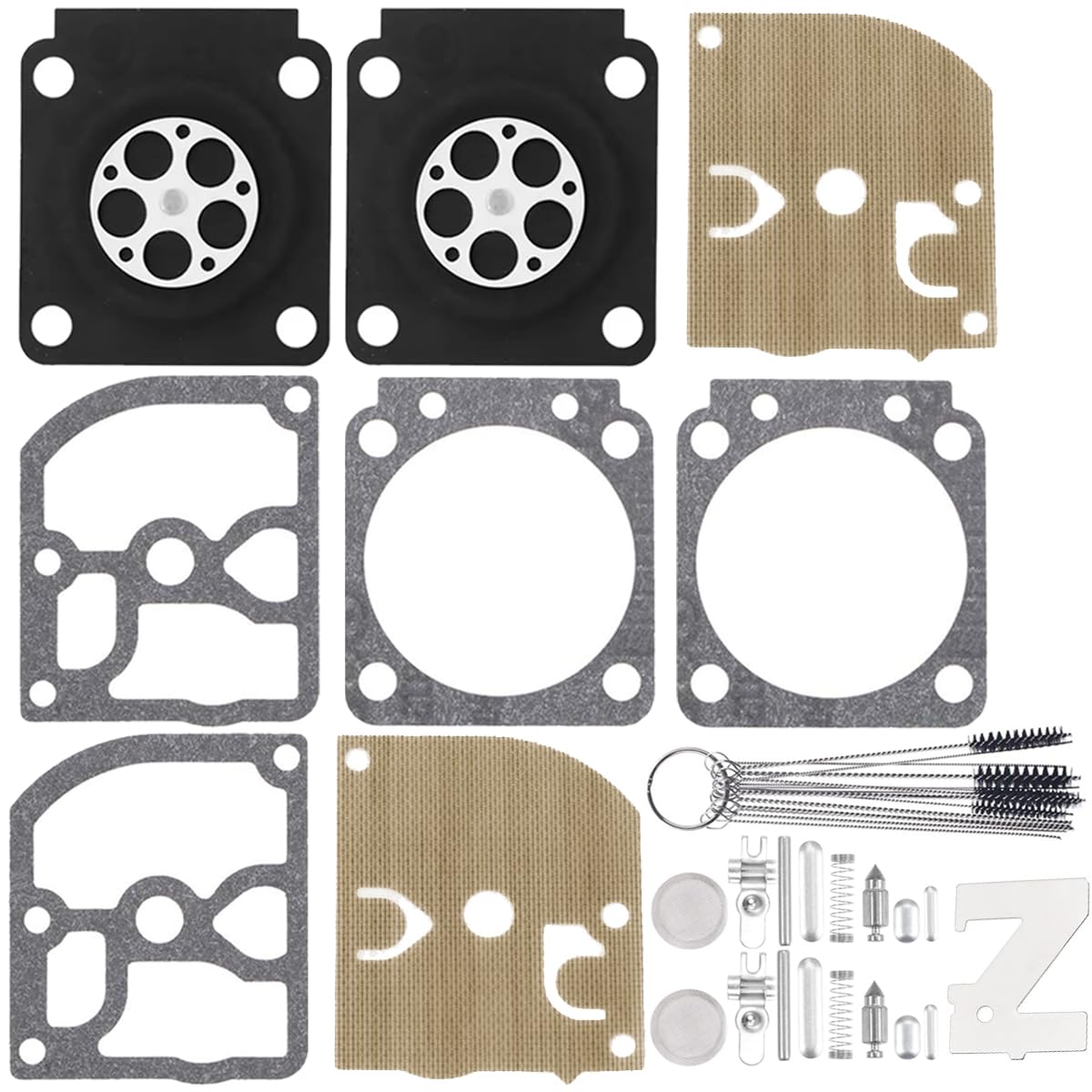 ZAMDOE RB-77 Carburetor Diaphragm Gasket Kit Fits for Stihl MS170 MS180 018 017 MS230 RB-77 for C1Q-S43 C1Q-S43A C1Q-S43B C1Q-S57 C1Q-S57A C1Q-S57B C1Q-S137 C1Q-S137A C1Q-S152 Engines Chainsaw part