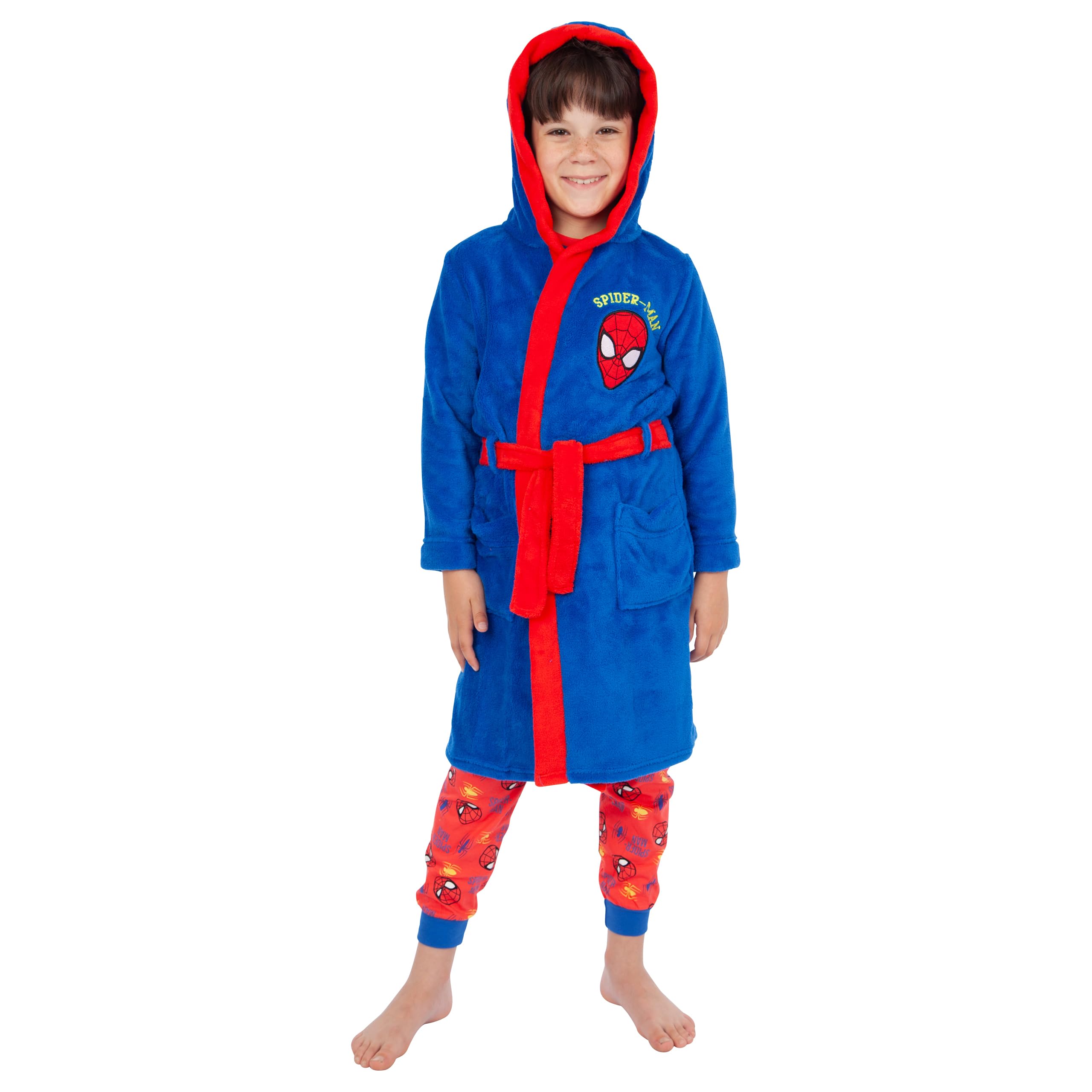 Marvel Niños Bata Pijama Spiderman