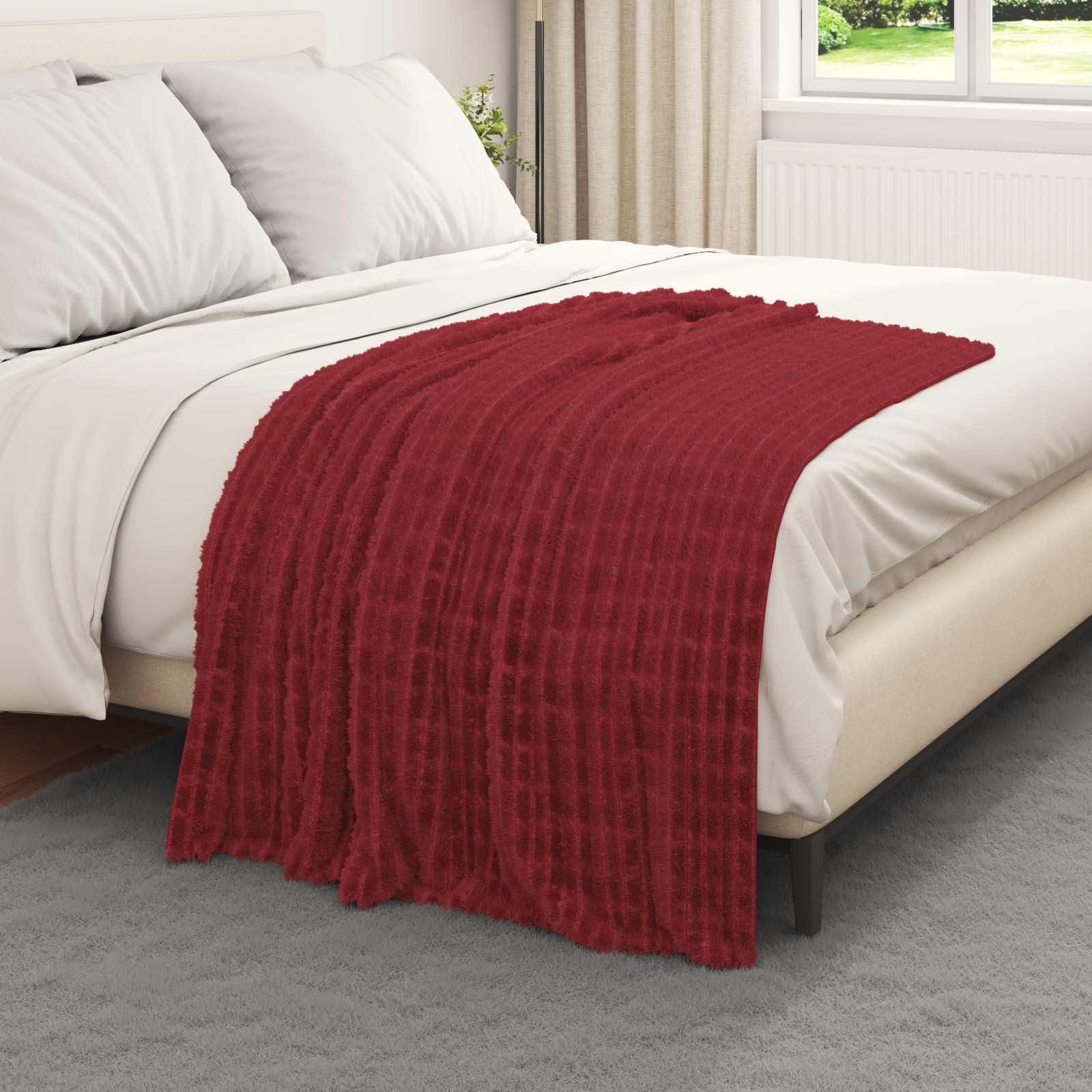Générique Bordeaux polar 150 x 130 cm