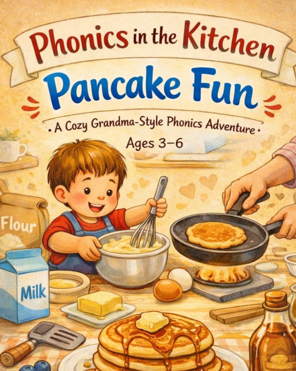 Pancake Fun!: A Phonics and Cooking Activity Book for Kids 3-6 (Little Kitchen Phonics)